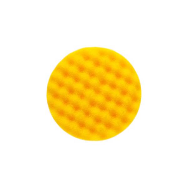 MIRKA Golden Finish Yellow foam polishing pad 85x25 mm, embossed, 2/pack