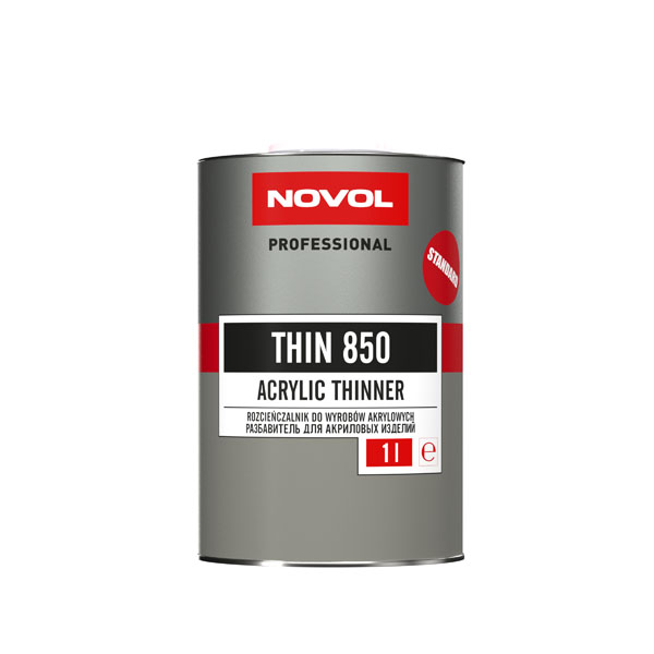 NOVOL Solvent for acrylic. THIN 850 is fast